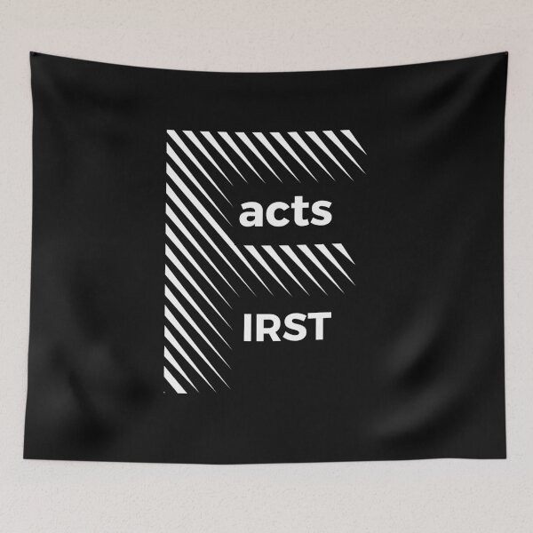 Item preview, Facts First designed and sold by PrintBrint.