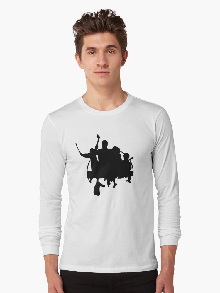 Thumbnail 1 of 5, Long Sleeve T-Shirt, Humans VS Zombies designed and sold by Andrew-Sanker.