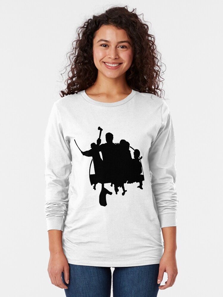 Thumbnail 2 of 5, Long Sleeve T-Shirt, Humans VS Zombies designed and sold by Andrew-Sanker.