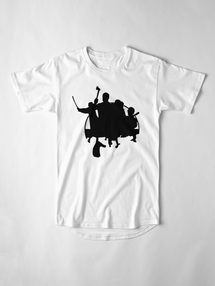 Thumbnail 4 of 5, Long T-Shirt, Humans VS Zombies designed and sold by Andrew-Sanker.