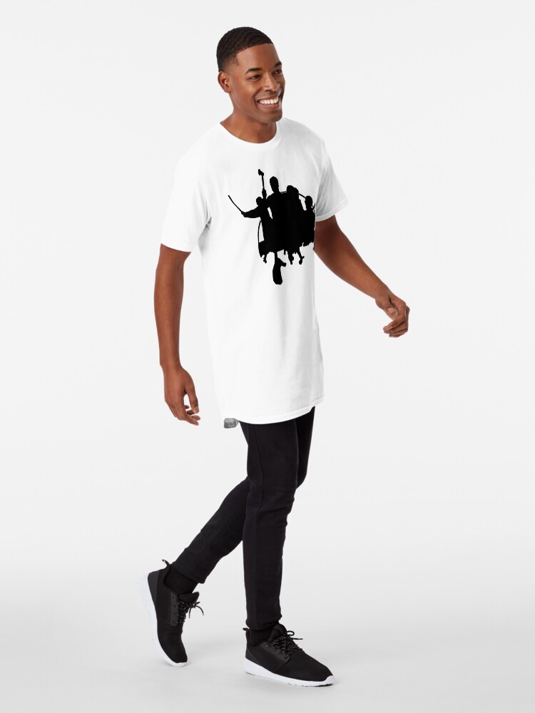 Thumbnail 3 of 5, Long T-Shirt, Humans VS Zombies designed and sold by Andrew-Sanker.