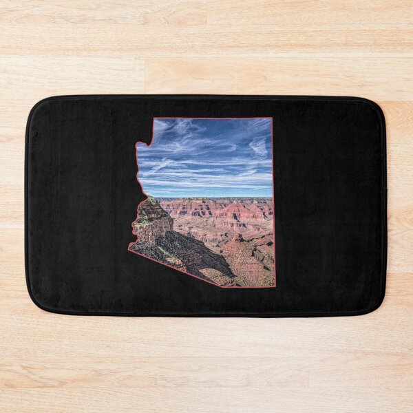 Item preview, Grand Canyon in Arizona State Map designed and sold by AlanPhotoArt.