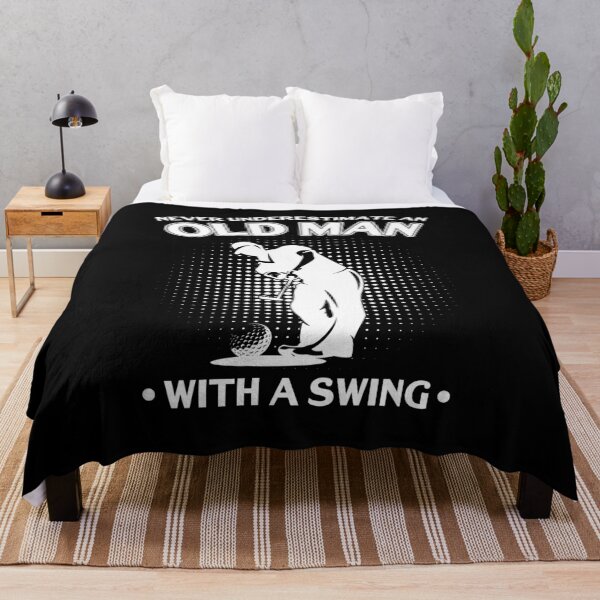Item preview, Never Underestimate an Old Man With a Swing designed and sold by BLake77777.