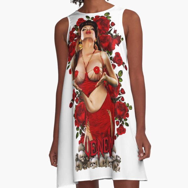 La Veneno Vestido acampanado