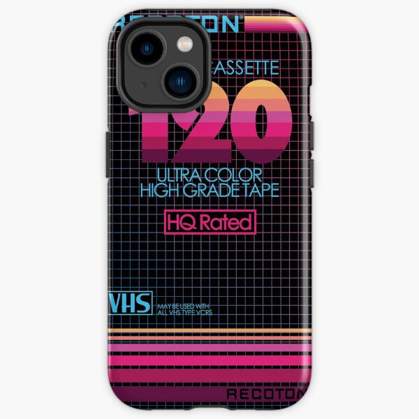 Vaporwave VHS Recoton T-120 HQ iPhone Tough Case
