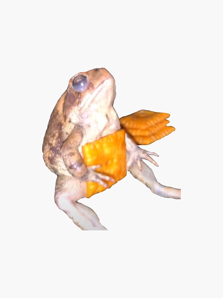 "CheezIt Frog" Sticker by OatSealDesigns Redbubble