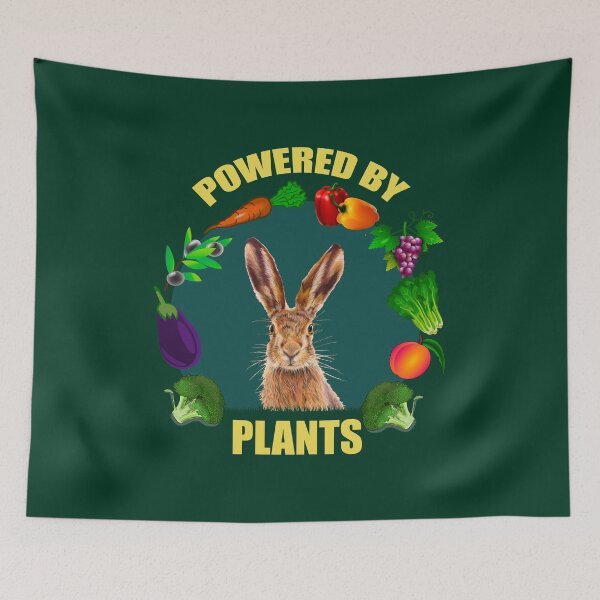 Item preview, POWERED BY PLANTS T SHIRT designed and sold by Danicus666.