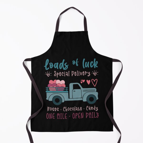 Item preview, Loads Of Luck Special Delivery Hearts Truck Valentines Day Quote designed and sold by Dolphin Graphic.