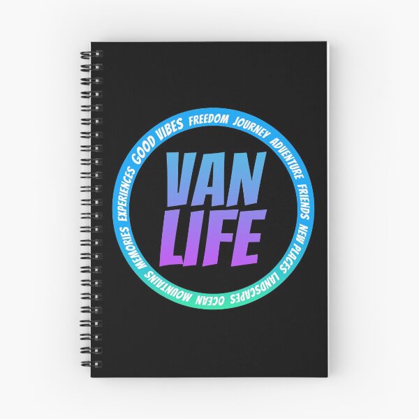 Item preview, Vanlife colorful logo designed and sold by CaptainWheels.