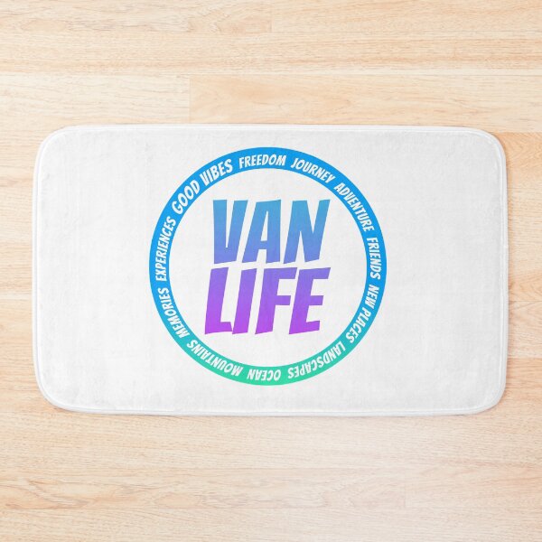Item preview, Vanlife colorful logo designed and sold by CaptainWheels.