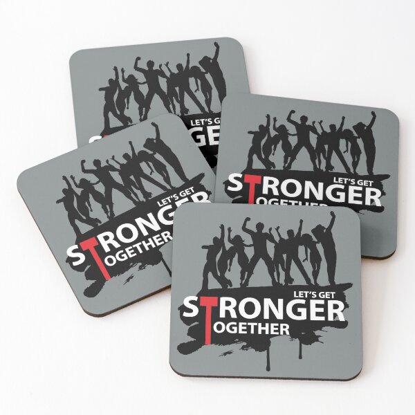 Item preview, Lets Get Stronger Together designed and sold by RaRa-Design.