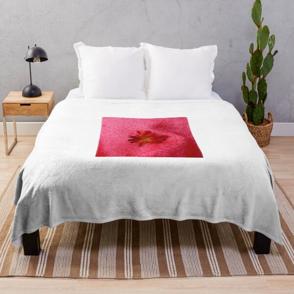 Item preview, Red Yellow Flower on a Pink Cloth designed and sold by ArtByMadelene.