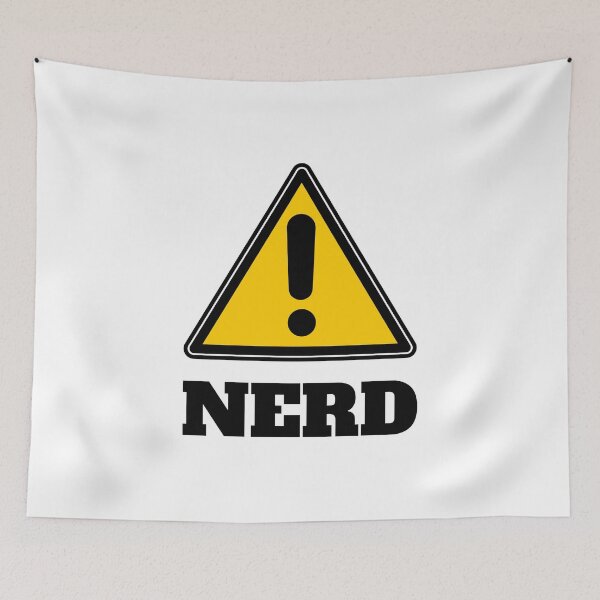 Item preview, NERD Warning designed and sold by SvBDesigns.