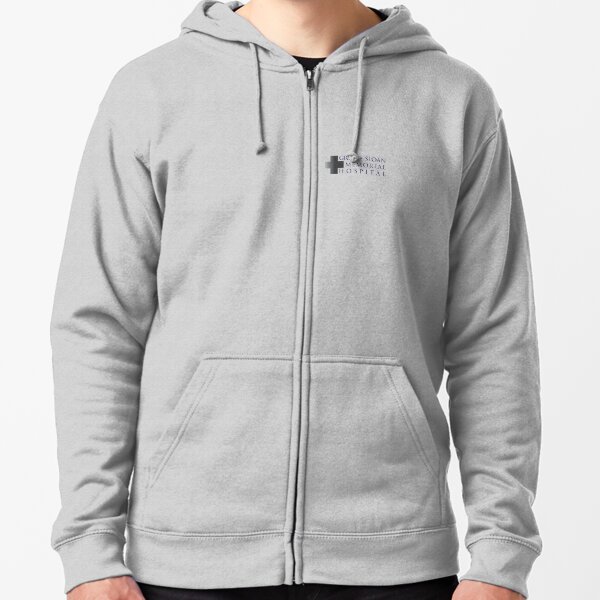 Hospital Gray + Sloan Memorial Sudadera con capucha y cremallera