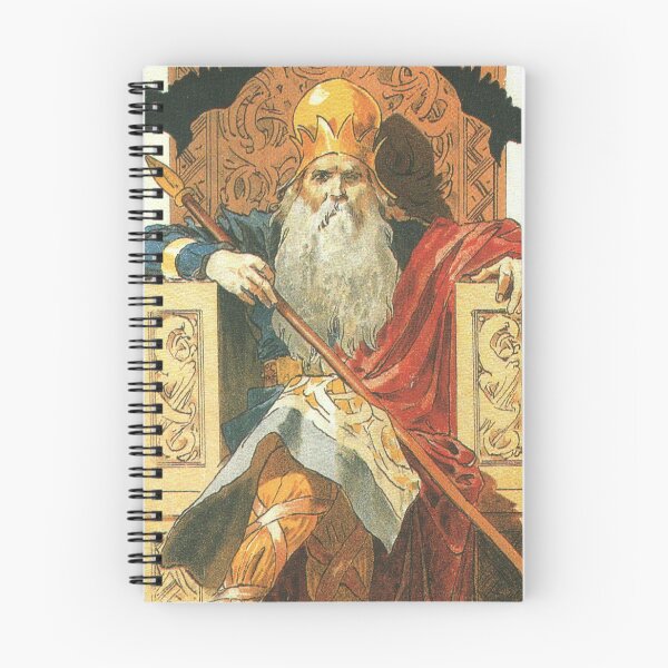 Item preview, Odin - Vintage Retro Norse Mythology Illustration designed and sold by elevens.