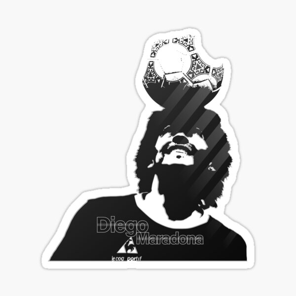 Diego Maradona mejor jugador Pegatina