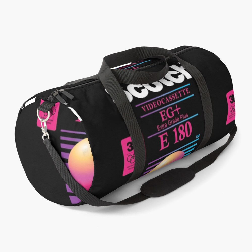 Vaporwave VHS Scotch E-180 EG+ Duffle Bag