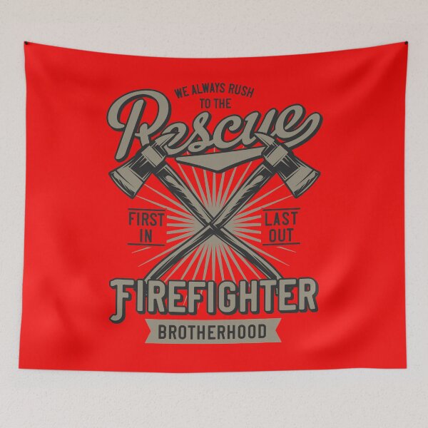 Item preview, Firefighter Brotherhood - We Always Rush To The RESCUE!  designed and sold by Sinfamous.