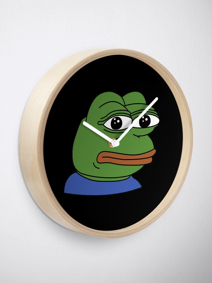 Pepega Clock for Sale by dankshirtsstore