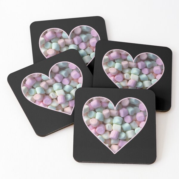 Item preview, Pastel Marshmallow Heart designed and sold by BelindaFuller.