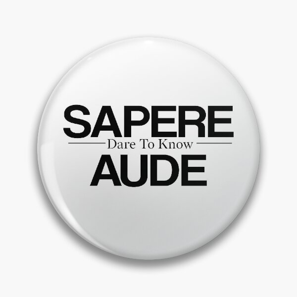 Item preview, sapere aude, Dare to know designed and sold by LEByasser.