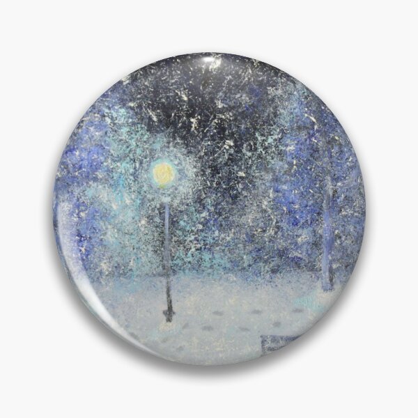Item preview, Snowy park at night designed and sold by Evone.
