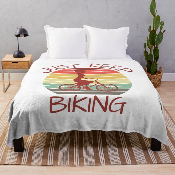 Item preview, Just Keep Biking Cycologist Cycling Cycler Cycopath designed and sold by giftsbyminuet.
