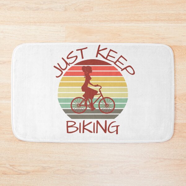 Item preview, Just Keep Biking Cycologist Cycling Cycler Cycopath designed and sold by giftsbyminuet.