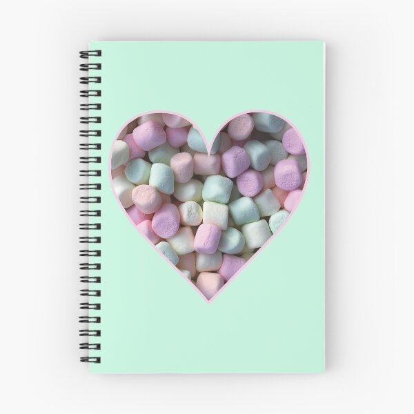 Item preview, Pastel Marshmallow Heart on Mint designed and sold by BelindaFuller.