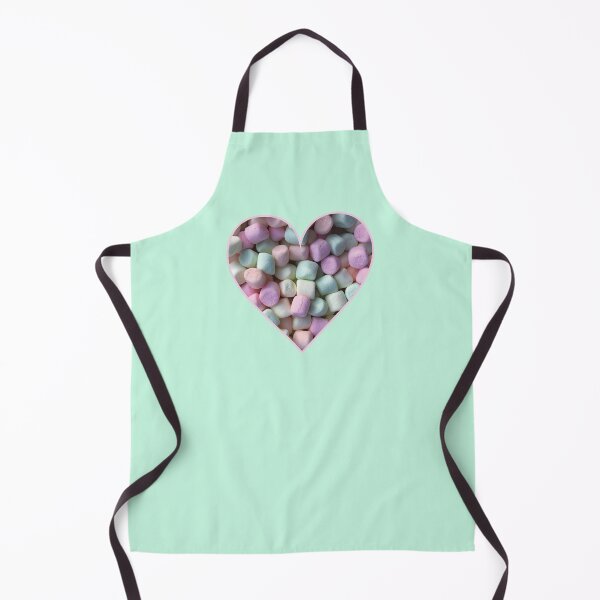 Item preview, Pastel Marshmallow Heart on Mint designed and sold by BelindaFuller.