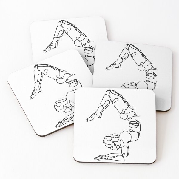 Item preview, Contour Line Yoga-Handstand 1 designed and sold by FranksArtWorld.