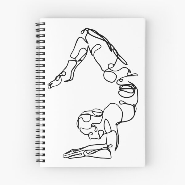 Item preview, Contour Line Yoga-Handstand 1 designed and sold by FranksArtWorld.