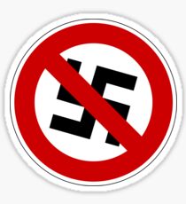 Anti-nazi for life. Sticker