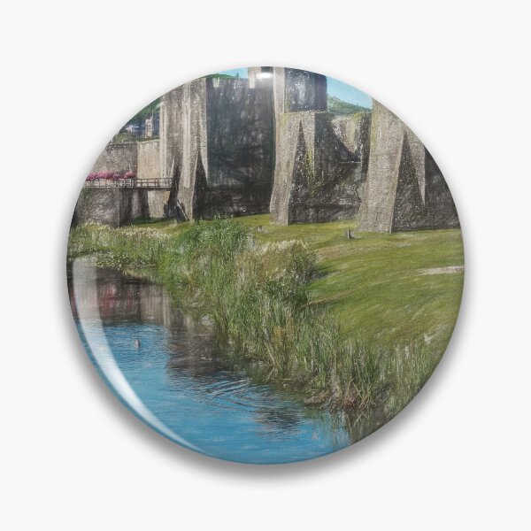 Item preview, The Ramparts of Caerphilly Castle Digital Sketch designed and sold by IanWL.