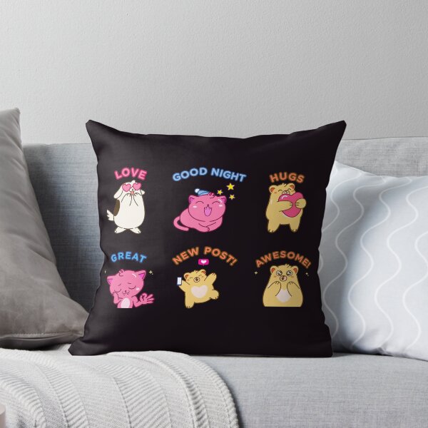 Item preview, Cute Brown Bear and Pink Cat  designed and sold by MariesDesigns11.