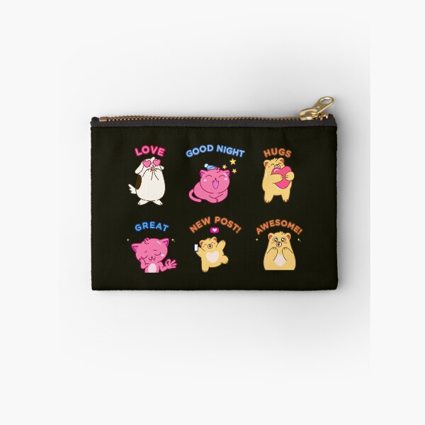 Item preview, Cute Brown Bear and Pink Cat  designed and sold by MariesDesigns11.