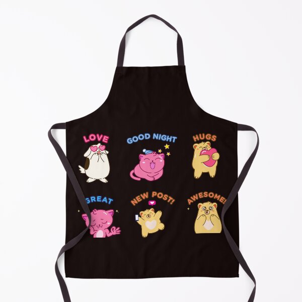 Item preview, Cute Brown Bear and Pink Cat  designed and sold by MariesDesigns11.