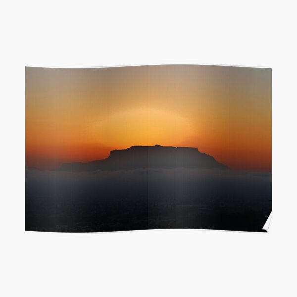 "Table Mountain" Poster for Sale by ARTPICSS Redbubble