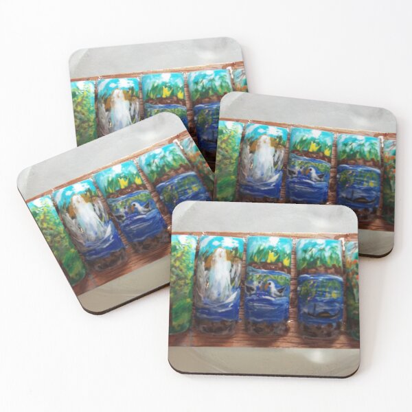 Item preview, Nice view around the lake on artificial nails. designed and sold by Lan thi Nguyen.