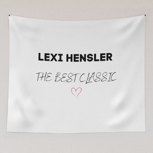 Item preview, lexi hensler the best Classic T-Shirt Best lexi, cute funny pink letter, gift tiktok Mask, Mom Dad Gift, Christmas Gift designed and sold by dress-in.