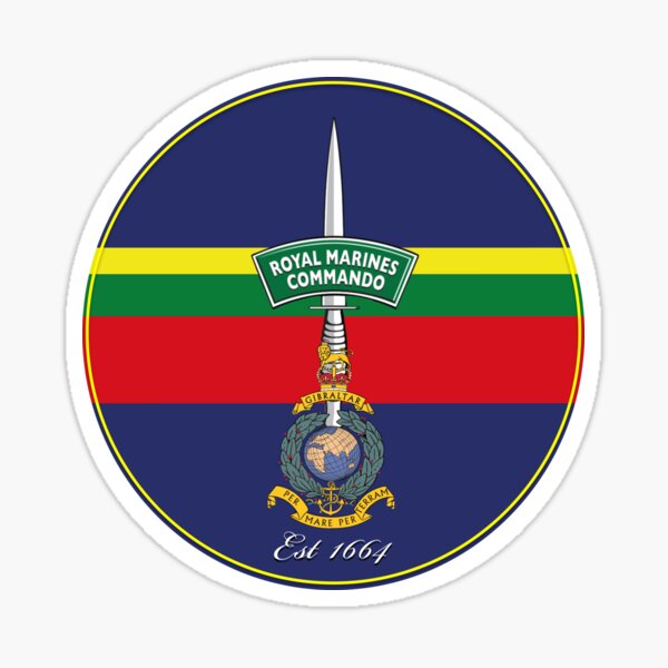 Royal Marine Commando - Est 1664 Sticker