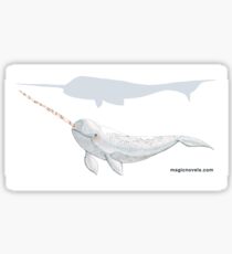 Magic Novels Narwhal Sticker