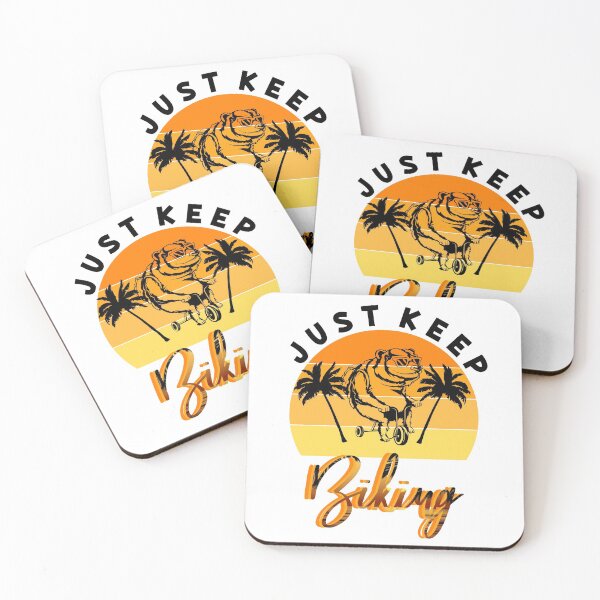 Item preview, just keep biking designed and sold by PRINTED ..