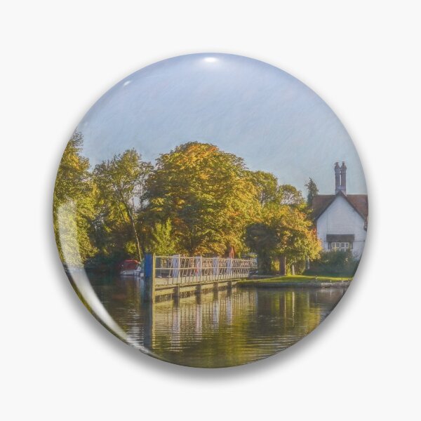 Item preview, Approaching Goring Lock On The Thames designed and sold by IanWL.