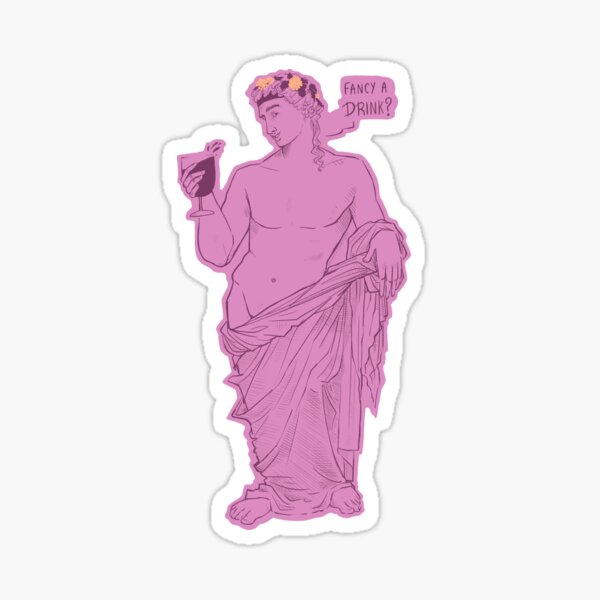 Item preview, Fancy A Drink? (Dionysus) designed and sold by ClassicsForPlebs.