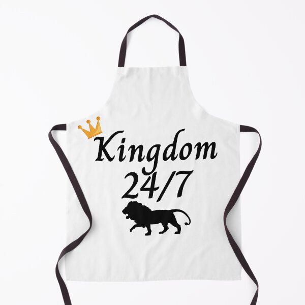 Item preview, Kingdom 24/7 with Lion ( black words) designed and sold by DaughterofYah.
