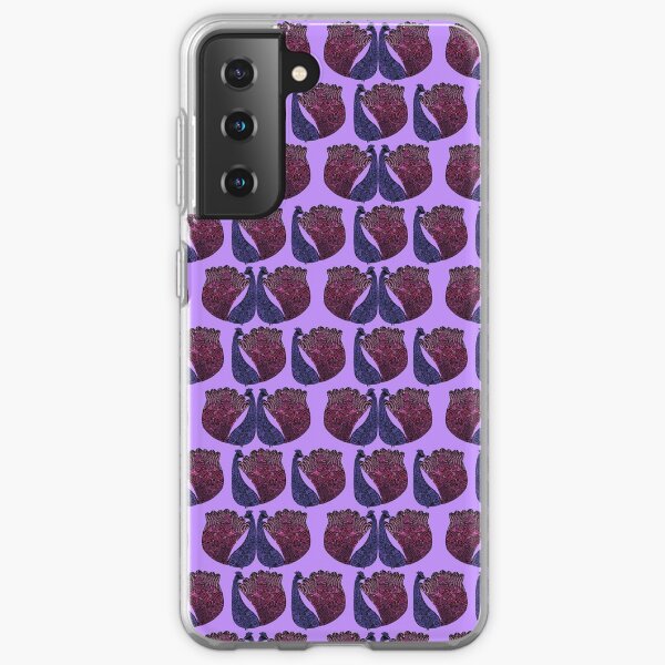 Peacock pattern Samsung Galaxy Soft Case