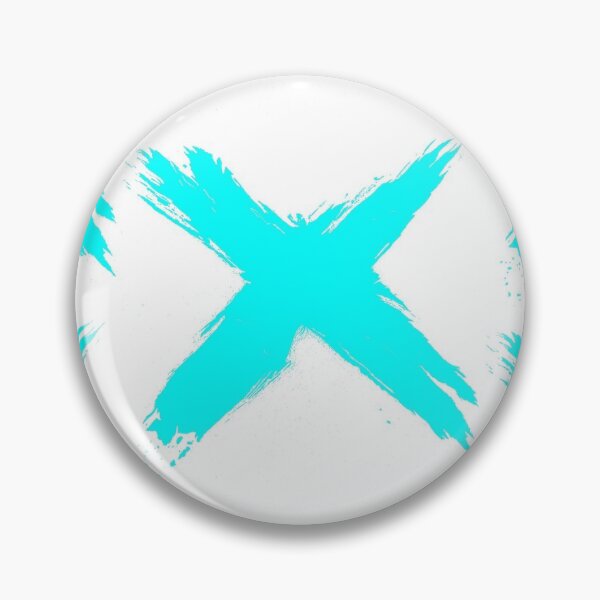 Item preview, Neon Blue on White Cross designed and sold by mcac1d.