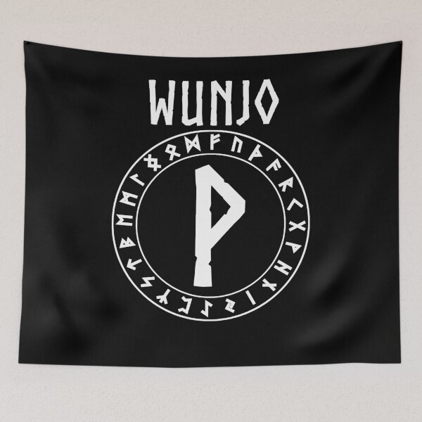 Item preview, Wunjo Norse Rune Futhark designed and sold by Agema Apparel.