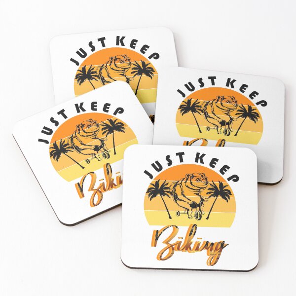 Item preview, just keep biking designed and sold by PRINTED ..
